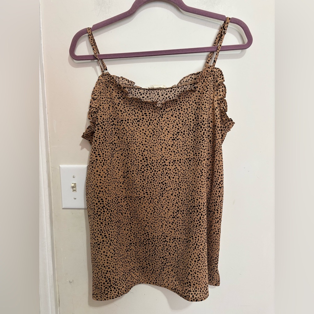 Oddi Spotted Brown Women's Top